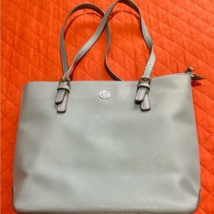 Anne Klein Blue Tote Bag | Classic Shoulder Bag | Everyday Chic